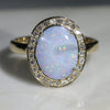Opal Anniversary Rings