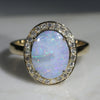 Australian Opal Anniversary Rings