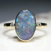 Boulder Opal Gold Ring