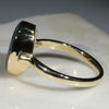 Natural Australian Boulder Opal and  Diamond Gold Ring.  Size 9 Code -GR779