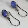 Natural Australian Boulder Opal  Silver Earring