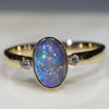 Boulder Opal Gold Ring