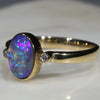 Boulder Opal and Diamonds