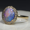Opal Anniversary Ring Gold