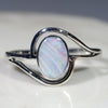 Beautiful Natural Diagonal Stripe Opal Pattern 