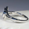 Silver Opal Ring Side View