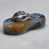 Australian Boulder Opal  Silver Thong Pendant with Silver Chain