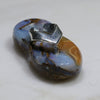 Australian Boulder Opal  Silver Thong Pendant with Silver Chain