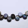 Natural Australian Boulder Opal Silver Bracelet 18.5cm Code BR521