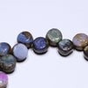 Natural Australian Boulder Opal Silver Bracelet 18.5cm Code BR521