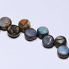 Natural Australian Boulder Opal Silver Bracelet 18.5cm Code BR521