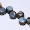 Natural Australian Boulder Opal Silver Bracelet 18.5cm Code BR521
