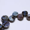 Natural Australian Boulder Opal Silver Bracelet 18cm-20cm Code BR523