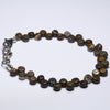 Natural Australian Boulder Opal Silver Bracelet 18cm Code BR518