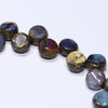 Natural Australian Boulder Opal Silver Bracelet 18cm Code BR518
