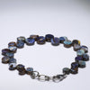 Natural Australian Solid Boulder Opal Bracelet