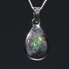 Australian Opal and Diamond Pendant