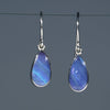 Natural Australian Boulder Opal  Silver Earring