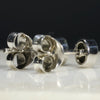 Natural Australian Boulder Opal  Silver Stud Earring