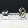 Natural Australian Boulder Opal  Silver Stud Earring