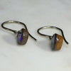 Natural Australian Boulder Opal  Silver Earring