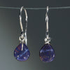 Natural Australian Boulder Opal  Silver Earring