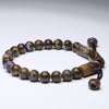 natural opal beads bracelet side view