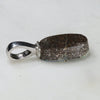 Australian Boulder Opal Silver Loop Pendant with Silver Chain