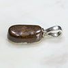 Australian Boulder Opal Silver Pendant with Silver Chain (13mm x 8mm) Code -SPA206