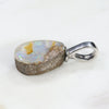 Silver Opal Pendant Side View