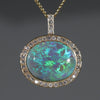 Beautiful Flashes Of Deep Green Opal Colour