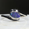 Natural Australian Opal Silver Ring - Size 9.5 Code - SR301