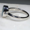 Silver Opal Ring Side View