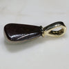 Australian Boulder  Opal and Diamond Gold Pendant (11mm x 7mm)Code -PL6