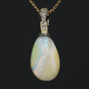 Opal and Diamond Gold Pendant Code -GPA155 NZ