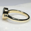 Natural Australian Boulder Opal and Diamond Gold Ring  - Size 6.75 Code -RL4