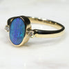 Natural Australian Opal Gold Ring