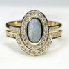 Both Gold Rings Designed to Fit Together for Easy Wear 