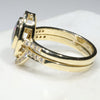 Wedding Set Together Side View