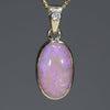 Australian Opal Gold and Diamond Pendant Code - PL34 UK