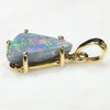 Stunning Natural  Australian Semi Black Opal 18K Gold Pendant Code -GP312