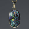 Natural Boulder Opal Pendant