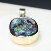 Oval Boulder Opal Pendant