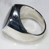 Natural Boulder Opal Matrix Mens Silver Ring -Size 8 Code-SM55