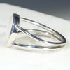 Australian Solid White Opal Silver Ring - Size 7.75 Code - SR13