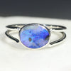 Unique Sterling Silver Opal Ring