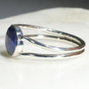 Australian Solid Boulder Opal Silver Ring - Size 6.75 Code - SR27