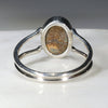 Australian Boulder Opal Silver Ring - Size 6.75 Code - SR20