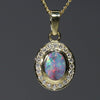 Solid Australian Boulder Opal Pendant