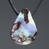 Natural Australian Boulder Opal Pendant